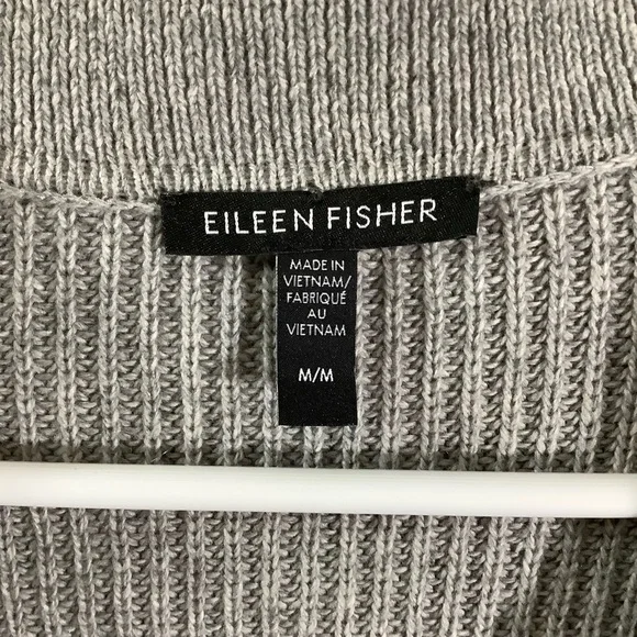 Eileen Fisher
Cashmere and Cotton Blend Polo Knit Sweater - Picture 4 of 6